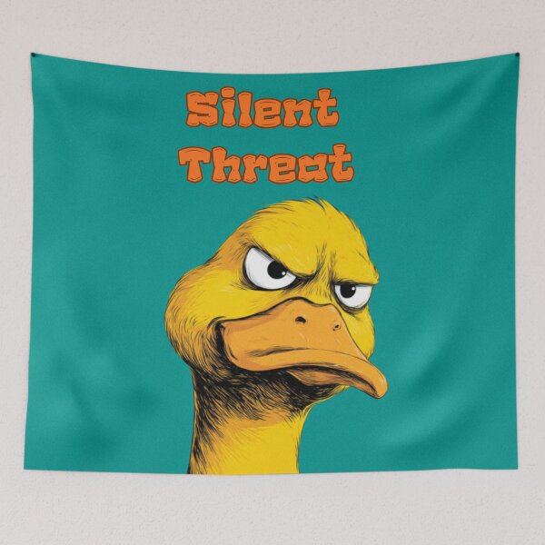 Item preview, Sassy Duck Reactions: Silent Threat Sarcastic Duck Meme designed and sold by MiraLumeStudio.