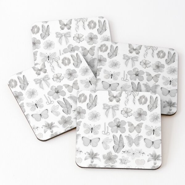 Item preview, Soft White and Grey Coquette Aesthetic Sticker Pack designed and sold by Camistudios.