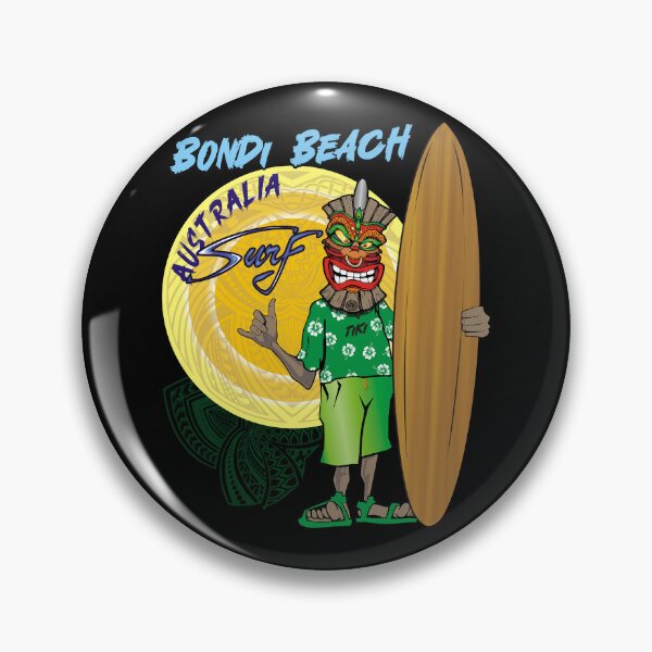 Item preview, Bondi Beach Australia Tiki Surf vintage designed and sold by studioss76.
