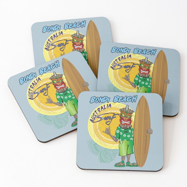 Item preview, Bondi Beach Australia Tiki Surf vintage designed and sold by studioss76.