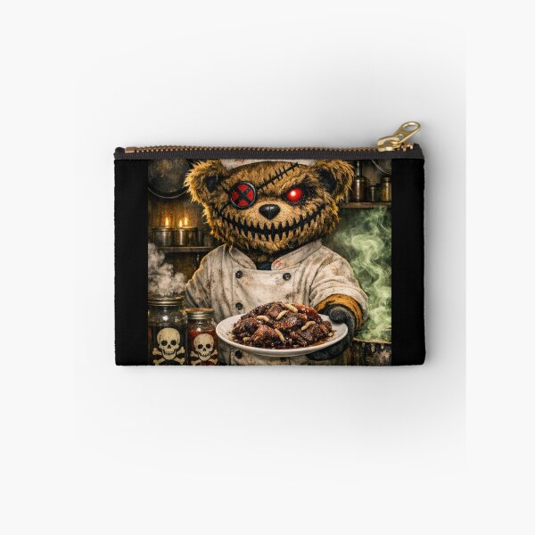 Item preview, Death Bear in Kitchen serving rotten meat with worms designed and sold by Gunnar Hermansen.
