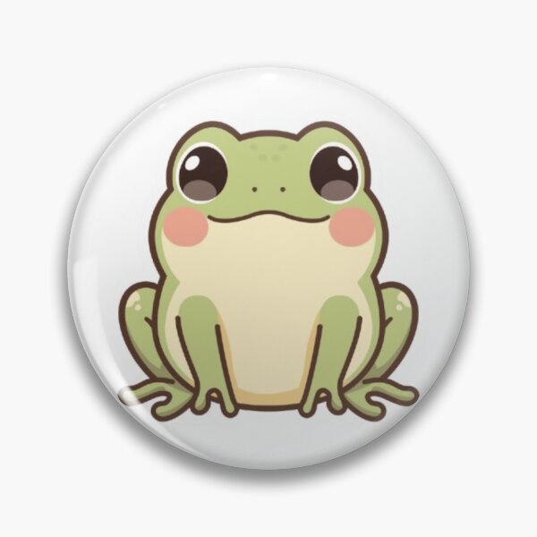 Artikelvorschau, Dicker Frosch Kawaii Pastell entworfen und verkauft von PastelPaws Atelier.