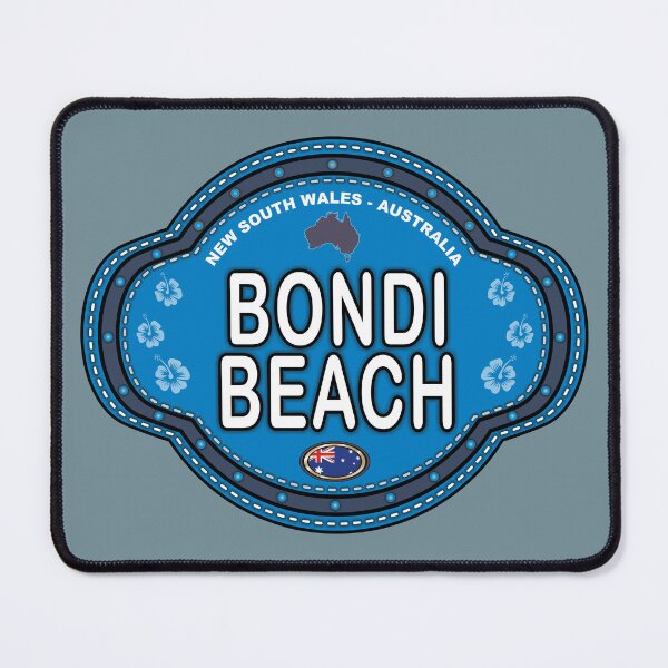 Item preview, Bondi Beach Australia stitching effect emblem designed and sold by studioss76.