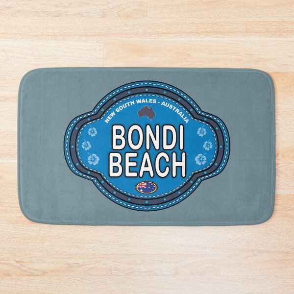 Item preview, Bondi Beach Australia stitching effect emblem designed and sold by studioss76.