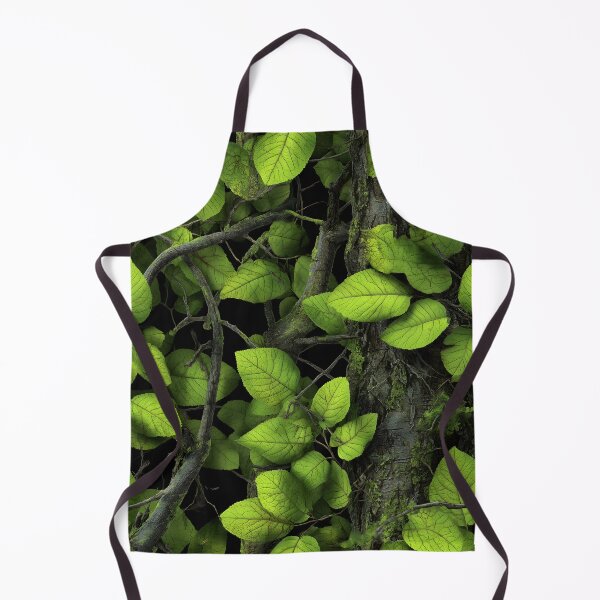 Item preview, Electric Neon Green Leaf Camouflage Artwork with Dark Woodland Background and Realistic Tree Detail designed and sold by meganohm.