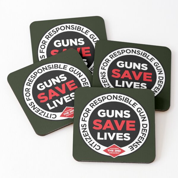 Item preview, Guns Save Lives - 2nd Amendment designed and sold by -Koleidescope.