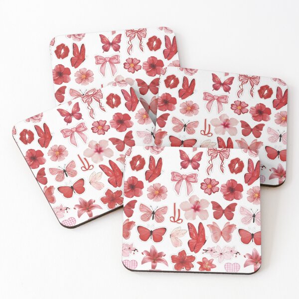 Item preview, Red and Pink Coquette Aesthetic Sticker Pack designed and sold by Camistudios.