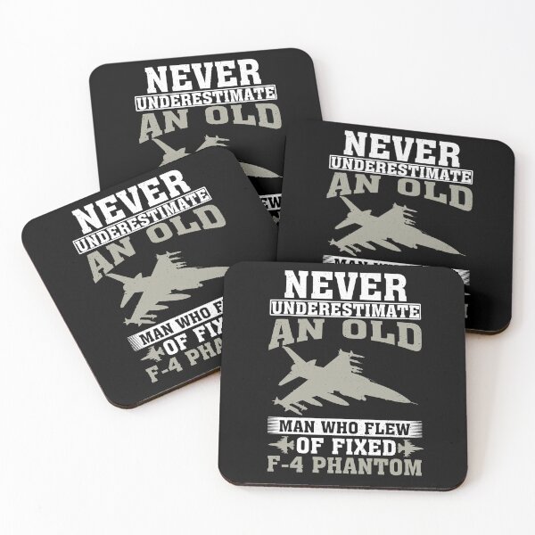 Item preview, Never Underestimate an Old Man Who Flew Of Fixed F-4 Phantom designed and sold by CosmoKitsch.
