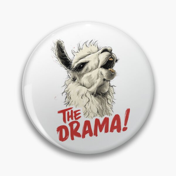 Item preview, Lama Sticker ''The Drama'' designed and sold by GlossyGang.