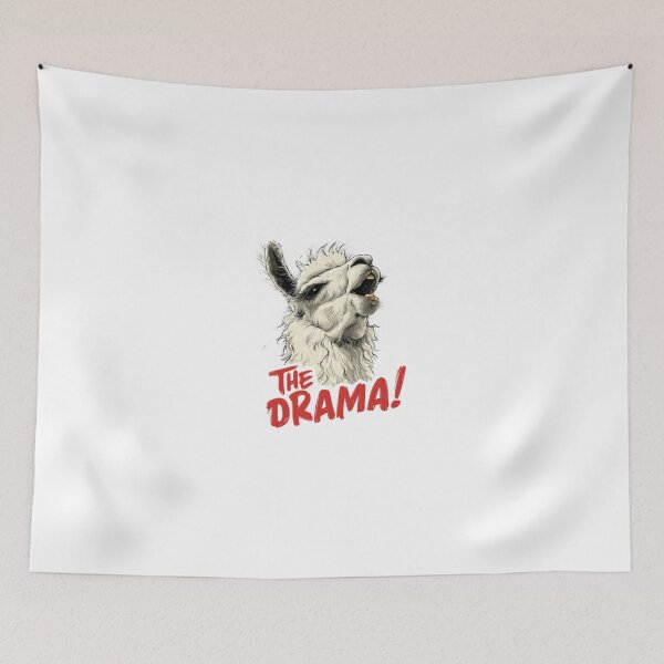 Item preview, Lama Sticker ''The Drama'' designed and sold by GlossyGang.