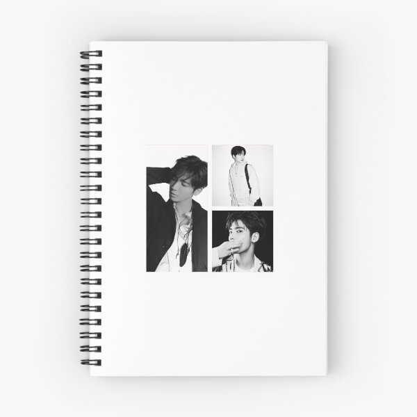 Item preview, Kang Taehyung black and white  designed and sold by hyukaria.kpop.