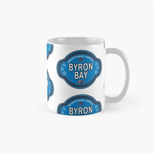 Item preview, Byron Bay Australia stitching effect emblem designed and sold by studioss76.