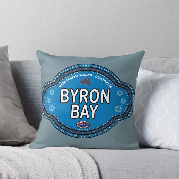 Item preview, Byron Bay Australia stitching effect emblem designed and sold by studioss76.