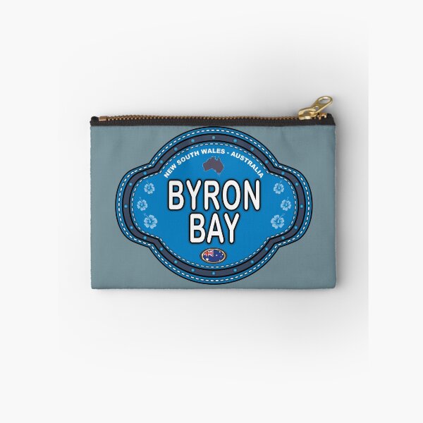 Item preview, Byron Bay Australia stitching effect emblem designed and sold by studioss76.