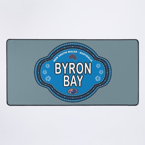 Item preview, Byron Bay Australia stitching effect emblem designed and sold by studioss76.