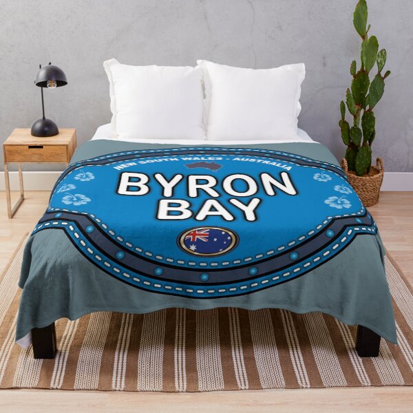Item preview, Byron Bay Australia stitching effect emblem designed and sold by studioss76.