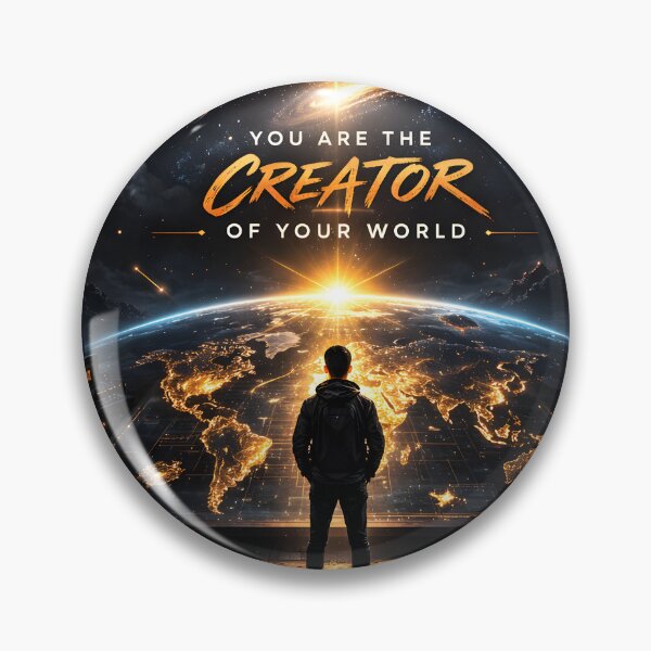 Item preview, You Are The Creator Motivation Poster designed and sold by AbstractAuraArt.