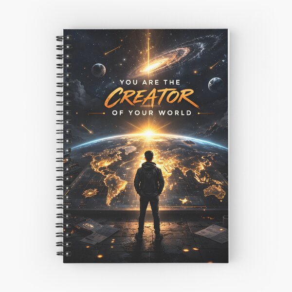 Item preview, You Are The Creator Motivation Poster designed and sold by AbstractAuraArt.