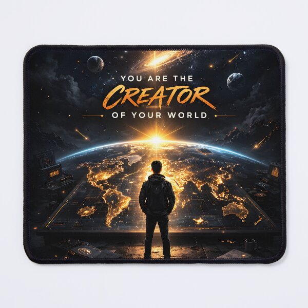 Item preview, You Are The Creator Motivation Poster designed and sold by AbstractAuraArt.