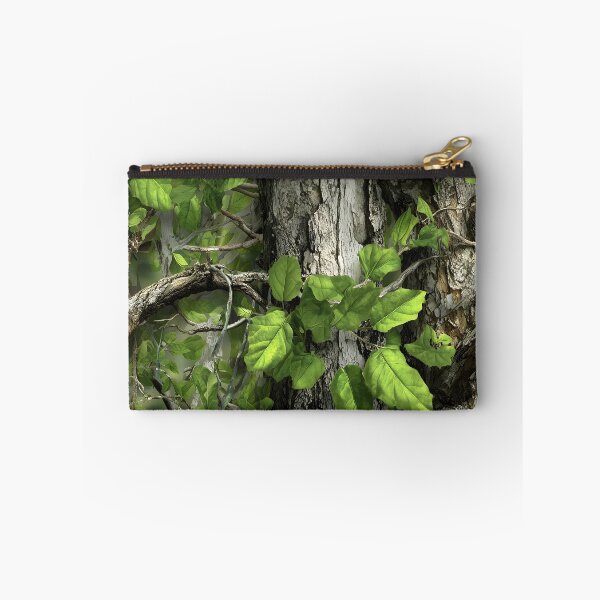 Item preview, Bright Green Forest Camouflage Pattern with Realistic Tree Bark, Leaves and Natural Woodland Depth designed and sold by meganohm.