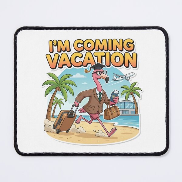 Item preview, Funny Teacher Flamingo Summer Break - School's Out Vacation Art designed and sold by positivitymed.