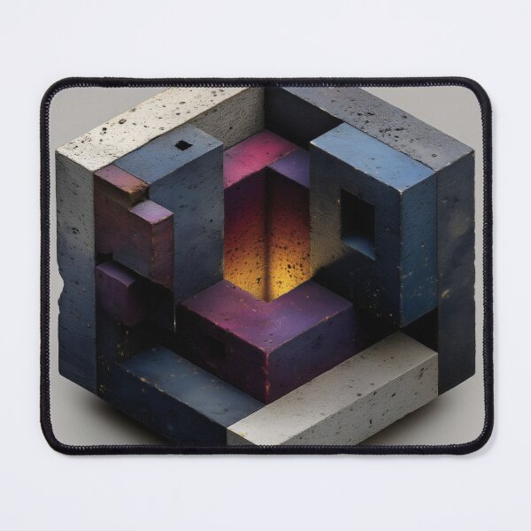 Item preview, Violet Geometric Convergence Structure designed and sold by LuminousFoundry.