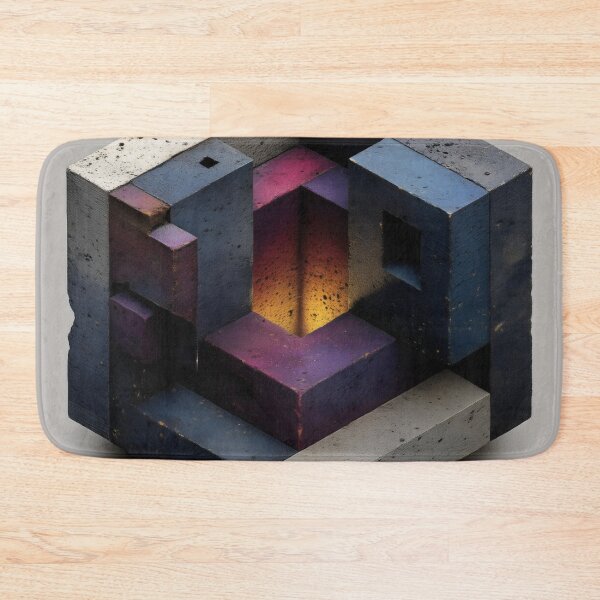 Item preview, Violet Geometric Convergence Structure designed and sold by LuminousFoundry.