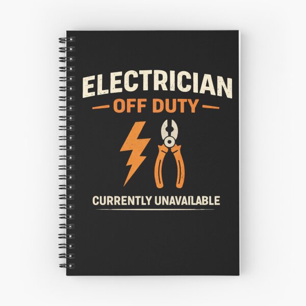 Item preview, Pegatina divertida para camiseta con humor de electricista fuera de servicio designed and sold by HubCreates.