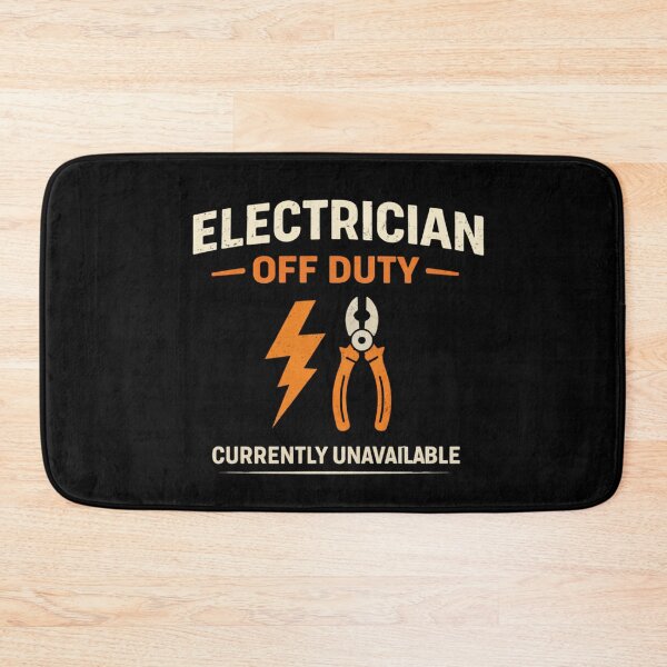 Item preview, Electrician Off Duty Funny Electrician Humor T-Shirt Sticker designed and sold by HubCreates.