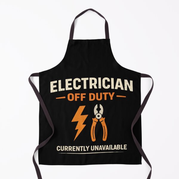 Item preview, Electrician Off Duty Funny Electrician Humor T-Shirt Sticker designed and sold by HubCreates.