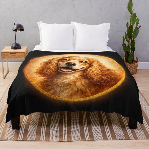 Item preview, Cocker Spaniel Grace – Elegant Dog Circle Art designed and sold by TheJoyfulPen.
