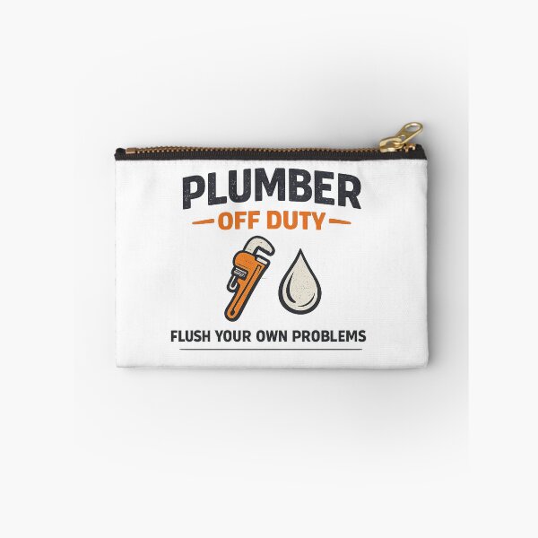 Item preview, Plumber Off Duty Funny Plumbing Humor T-Shirt Sticker designed and sold by HubCreates.