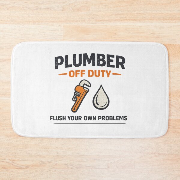 Item preview, Plumber Off Duty Funny Plumbing Humor T-Shirt Sticker designed and sold by HubCreates.