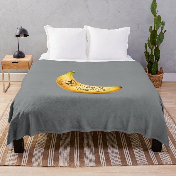 Item preview, Whimsical Dog Banana Print designed and sold by annenambiro.