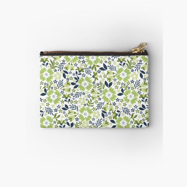 Item preview, Botanical Sage-Slate Blue Moss Green  designed and sold by Fabricatemyart.