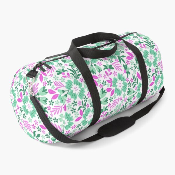 Item preview, Botanical Sage-cotton Candy Pink & Mint Green designed and sold by Fabricatemyart.