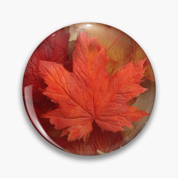 Item preview, Red and Orange Maple Leaf Camouflage Pattern with Autumn Forest Fall Foliage Design designed and sold by meganohm.