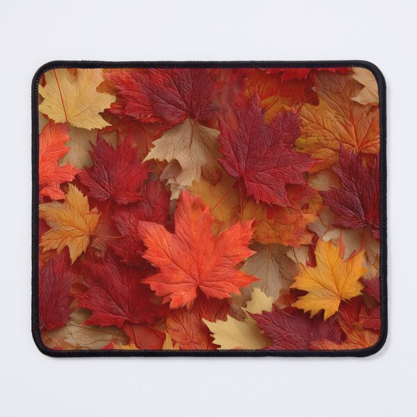 Item preview, Red and Orange Maple Leaf Camouflage Pattern with Autumn Forest Fall Foliage Design designed and sold by meganohm.