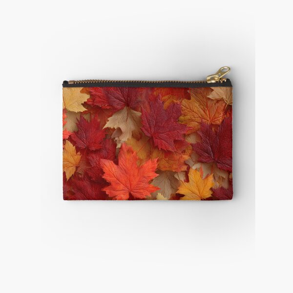 Item preview, Red and Orange Maple Leaf Camouflage Pattern with Autumn Forest Fall Foliage Design designed and sold by meganohm.