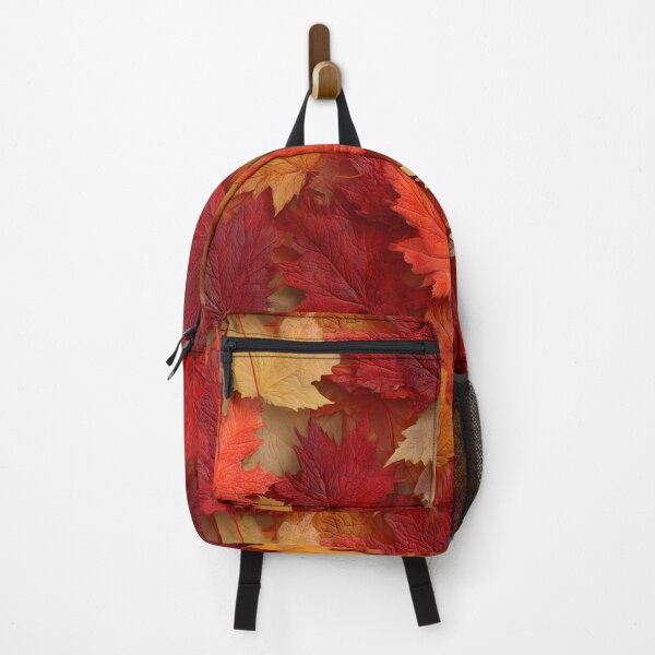 Item preview, Red and Orange Maple Leaf Camouflage Pattern with Autumn Forest Fall Foliage Design designed and sold by meganohm.