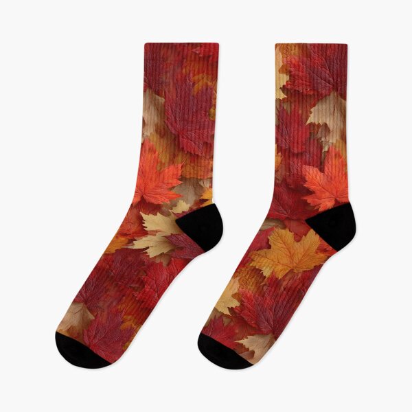 Item preview, Red and Orange Maple Leaf Camouflage Pattern with Autumn Forest Fall Foliage Design designed and sold by meganohm.