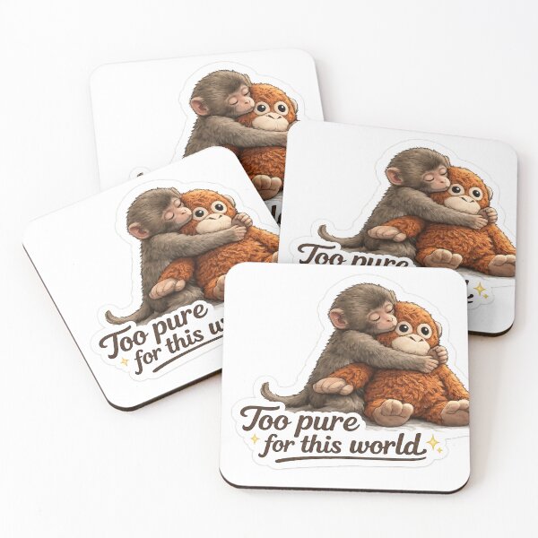 Item preview, Too Pure for This World Punch the Monkey Cute Baby Monkey  designed and sold by AlienTechs.