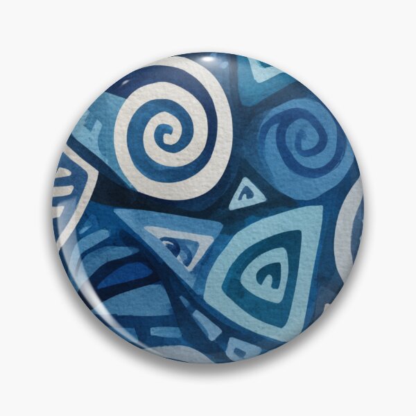 Item preview, New Zealand Māori Paua Pattern Koru Design 843 designed and sold by GrinGalore.