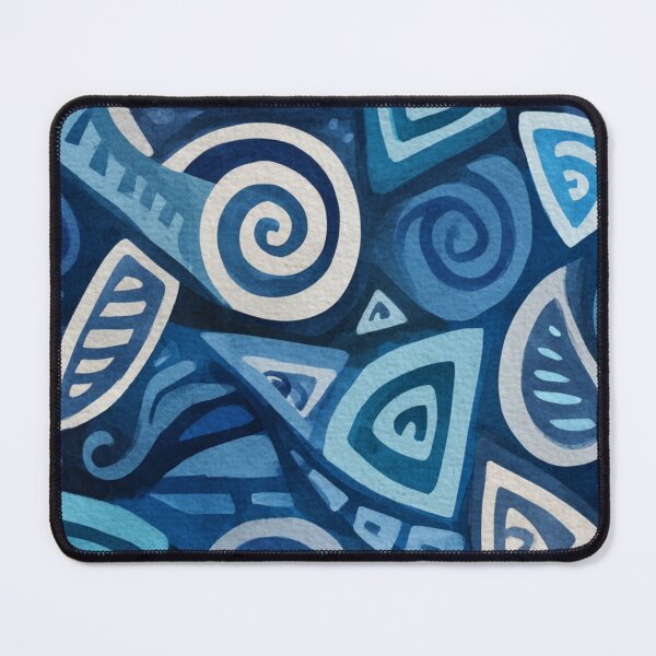 Item preview, New Zealand Māori Paua Pattern Koru Design 843 designed and sold by GrinGalore.
