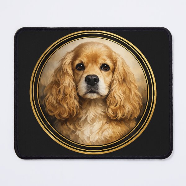 Item preview, Cocker Spaniel Grace – Elegant Dog Circle Art designed and sold by TheJoyfulPen.
