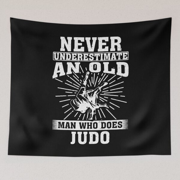 Item preview, Never Underestimate an Old Man Who Does Judo designed and sold by CosmoKitsch.