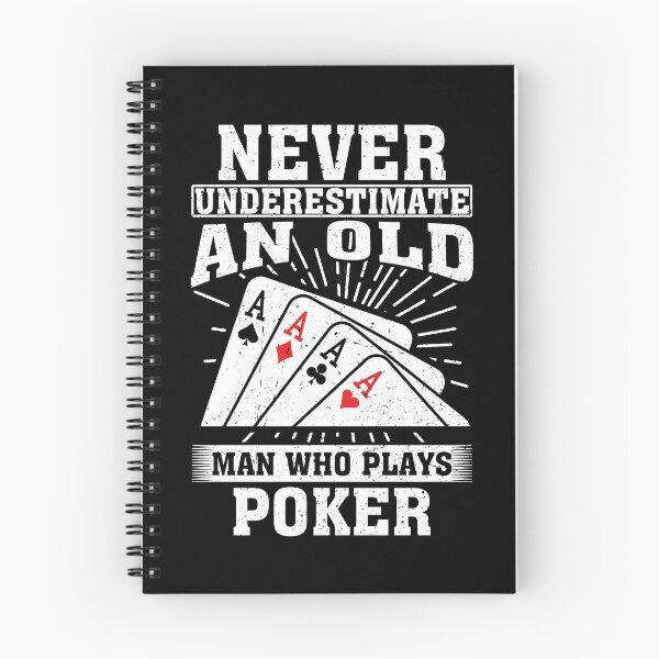 Item preview, Never Underestimate an Old Man Who plays Poker designed and sold by CosmoKitsch.