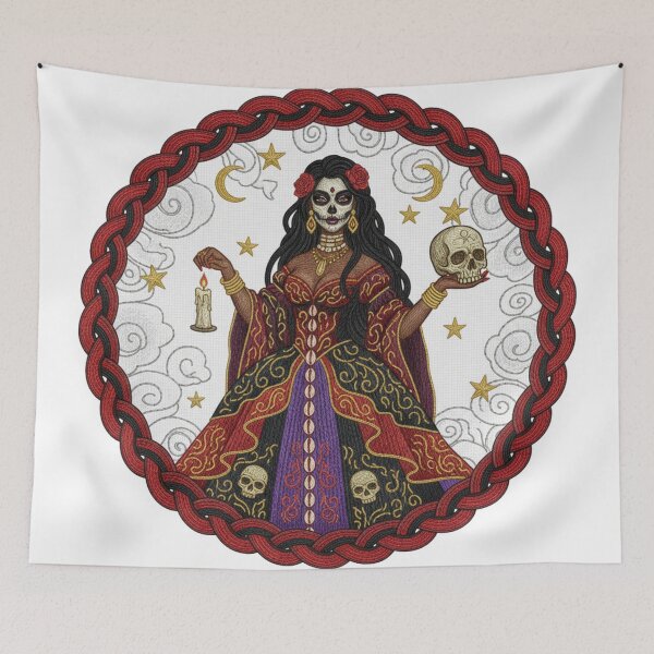 Item preview, pombo gira rosa caveira designed and sold by Edu-Mendonca.