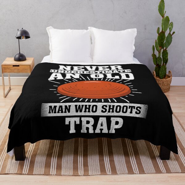 Item preview, Never Underestimate an Old Man who shoots trap designed and sold by CosmoKitsch.