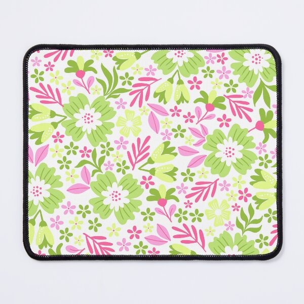 Item preview, Botanical Sage-bubblegum Pink Muave Green designed and sold by Fabricatemyart.